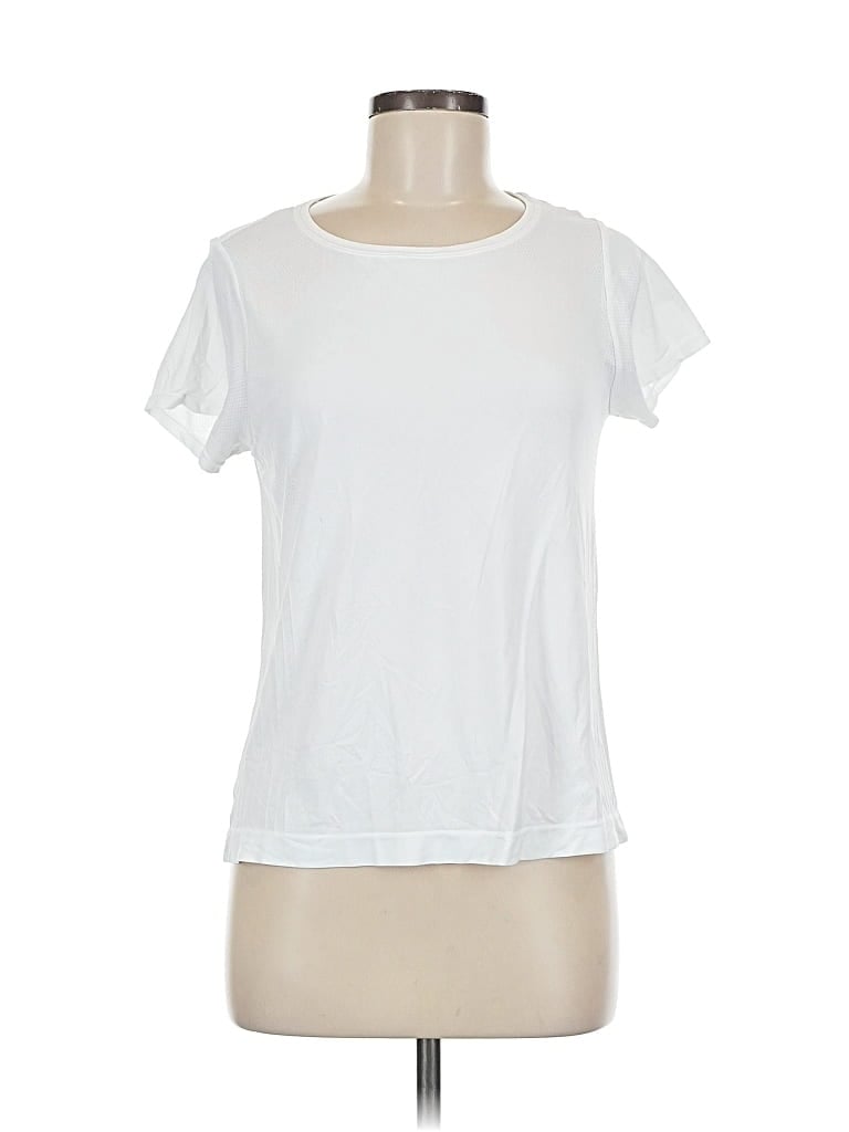 Pre-owned All In Motion Short Sleeve T-shirt In White