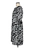 Talbots 100% Polyester Paisley Black Casual Dress Size 8 - photo 5