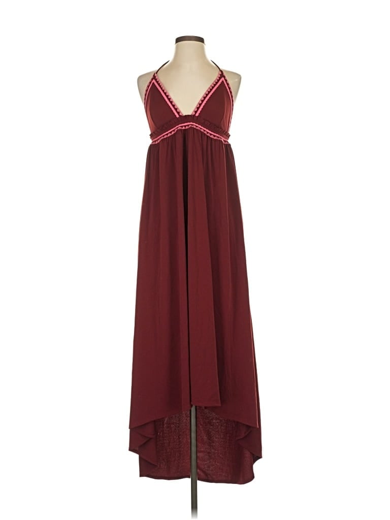 Pre-owned Express Cocktail Dress In Burgundy