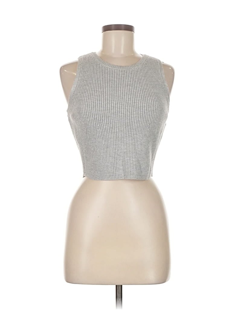 Click to view more detailed imagery on our partner's website Pre-owned Club Monaco Sweater Vest In Silver