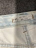 Free People 100% Cotton Ivory Denim Shorts Size 27 waist - photo 3