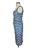 Nicole Miller Collection Print Blue Cocktail Dress Size 4 - photo 5