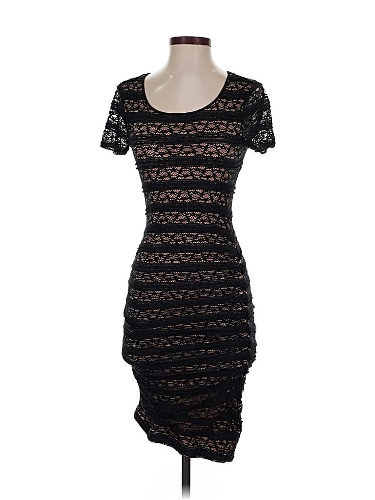 Pre-owned Bcbgmaxazria Cocktail Dress In Black