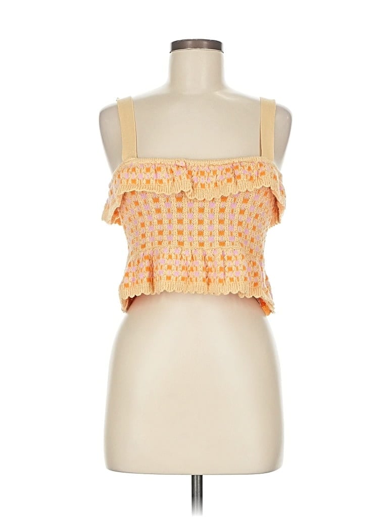 Click to view more detailed imagery on our partner's website Pre-owned Zara Cardigan Sweater In Orange