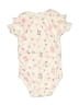 Bebe Floral Ivory Short Sleeve Onesie Size 6-9 mo - photo 2