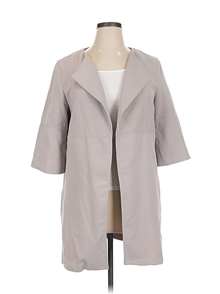 Pre-owned H&m Kimono In Gray