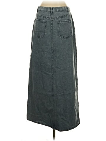 Le Lis Denim Skirt (view 2)