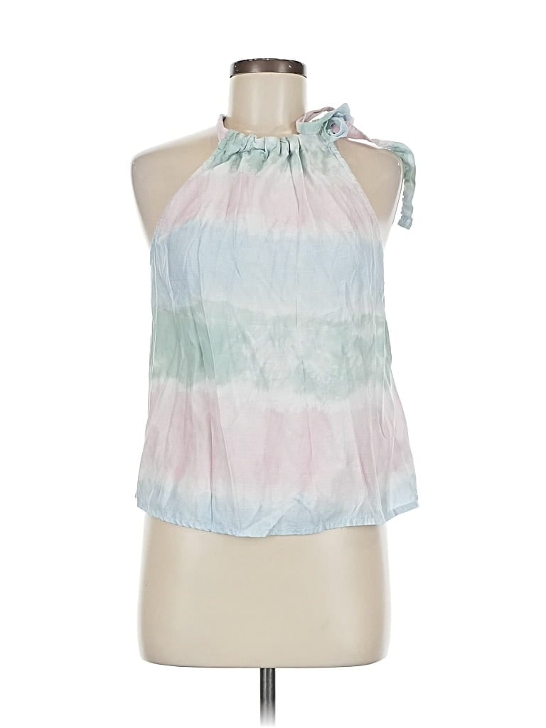 Pre-owned Cloth & Stone X Anthropologie Sleeveless Blouse In Blue