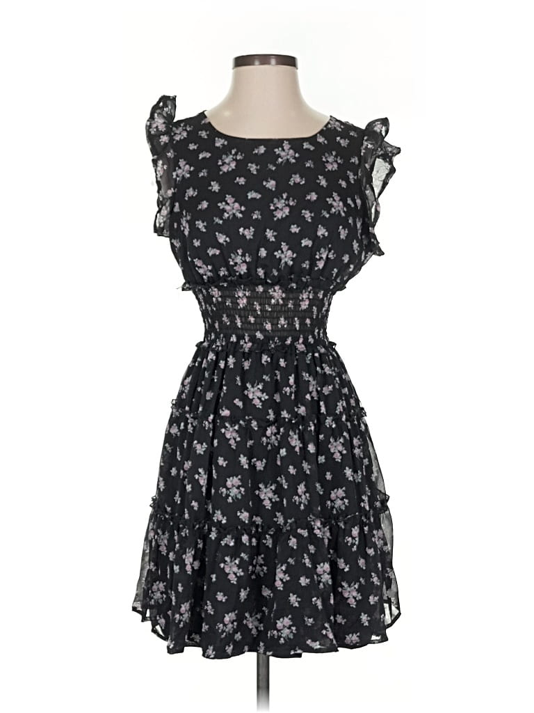 Pre-owned No Comment Casual Dress In Black