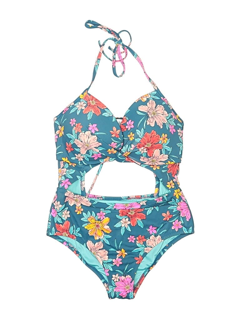 Pre-owned Shade & Shore One Piece Swimsuit In Blue