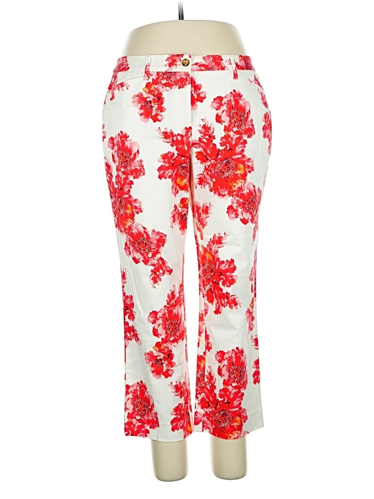 Click to view more detailed imagery on our partner's website Pre-owned Lands' End Casual Pants In Red