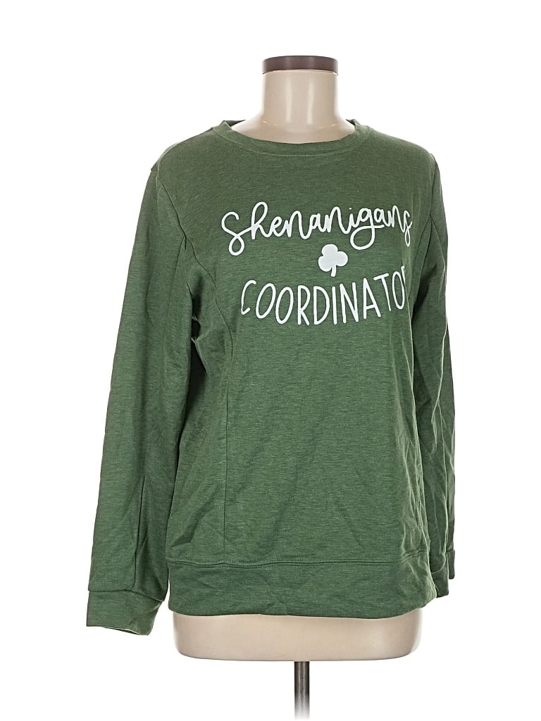 Pre-owned Unbranded Sweatshirt In Green