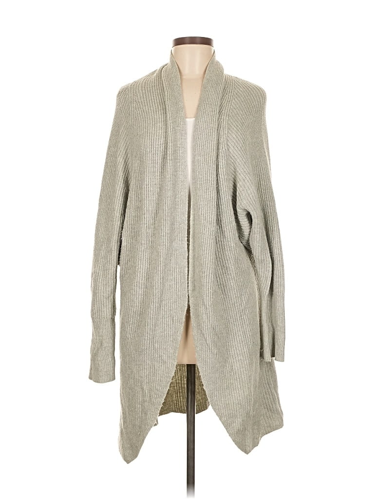 Pre-owned Leith Cardigan Sweater In Gray