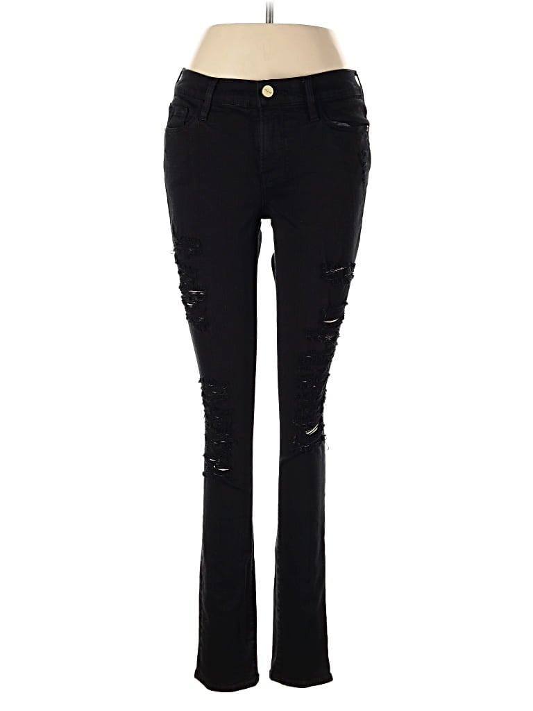 Pre-owned Frame Jeans In Black