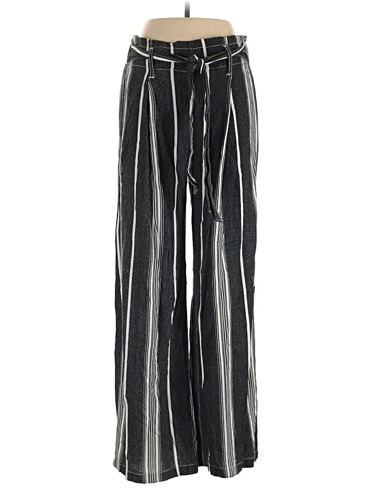 Pre-owned Happily Grey Casual Pants In Black