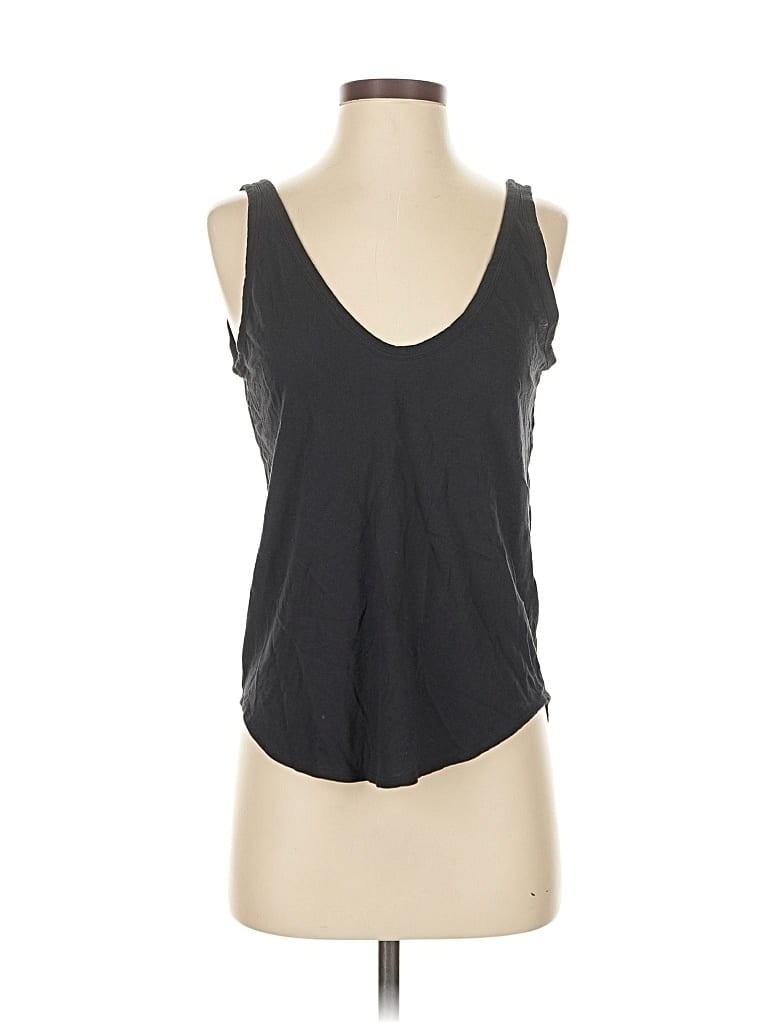 Pre-owned Everlane Sleeveless Top Black Scoop Neck Tops