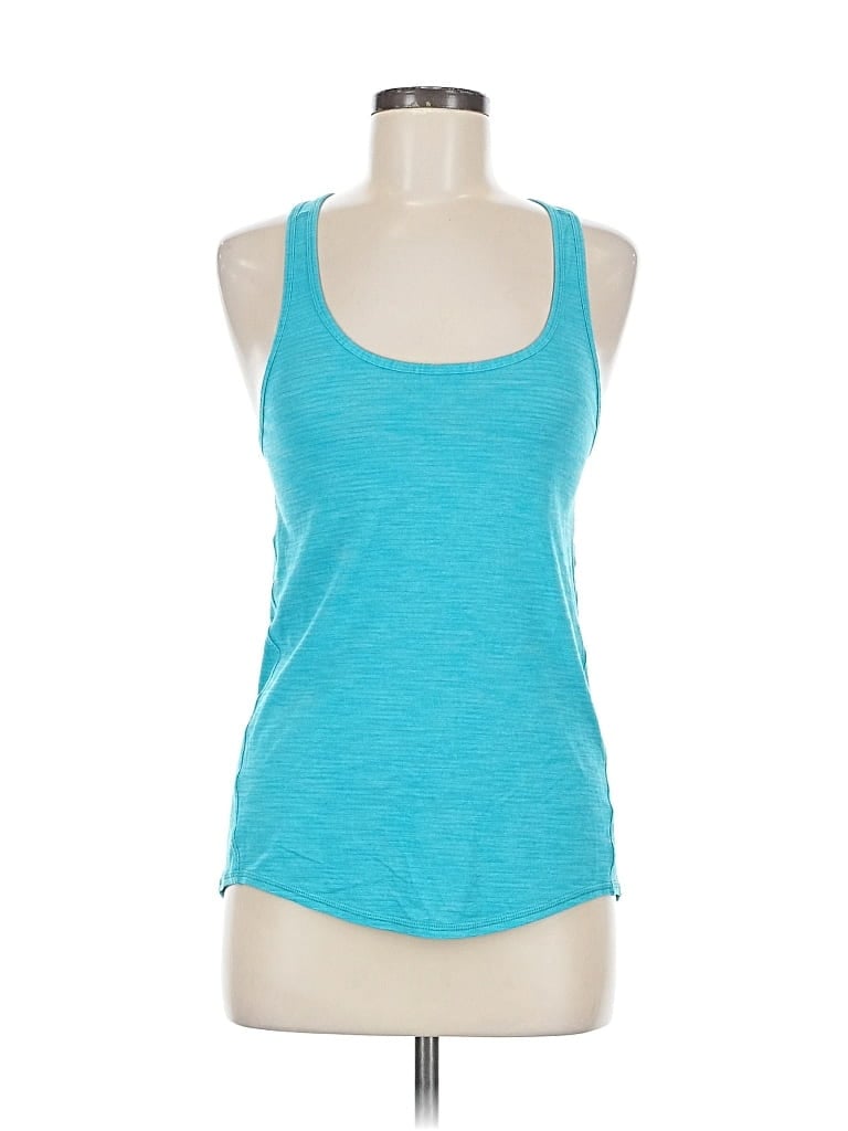 Pre-owned Lululemon Athletica Active Tank Top In Blue