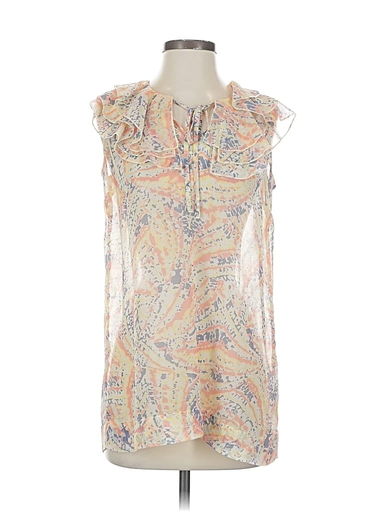 CABI Pre-owned Sleeveless Blouse In White