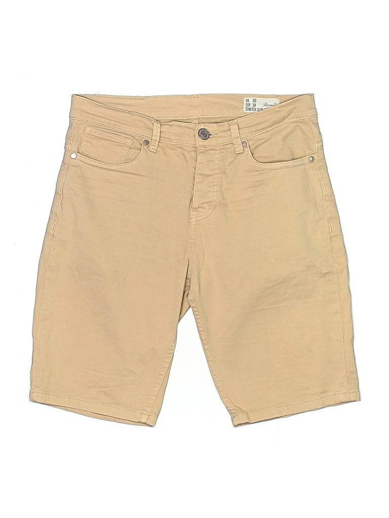 Pre-owned Denim Co Khaki Shorts In Brown