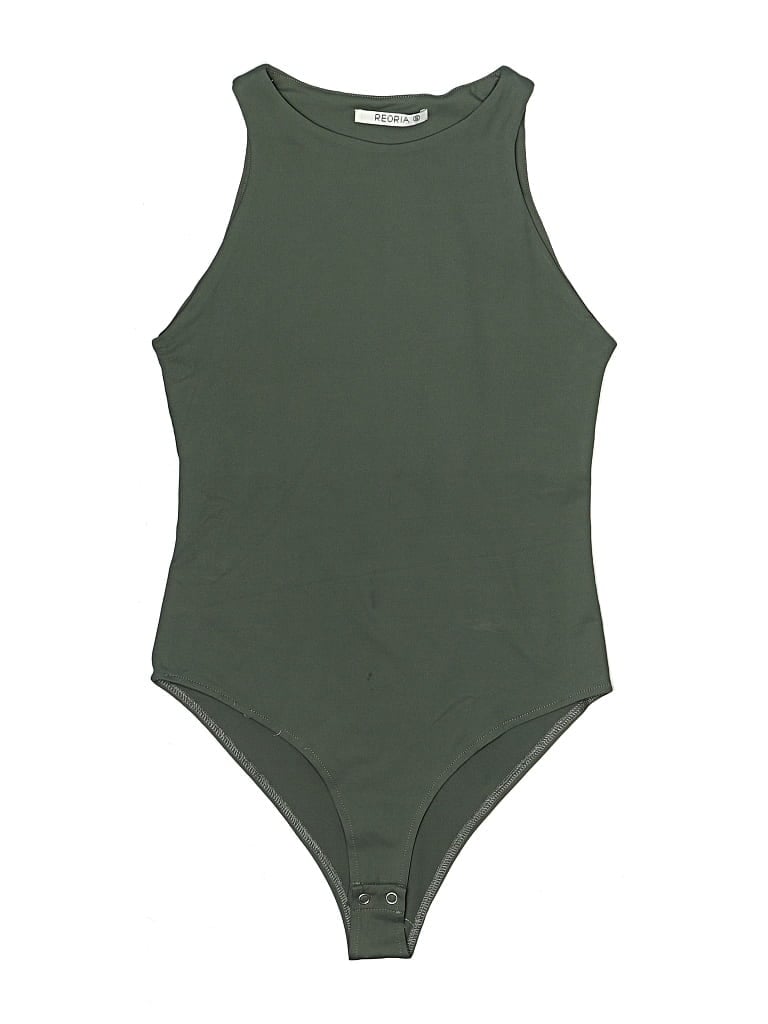 Pre-owned Reoria Bodysuit In Green