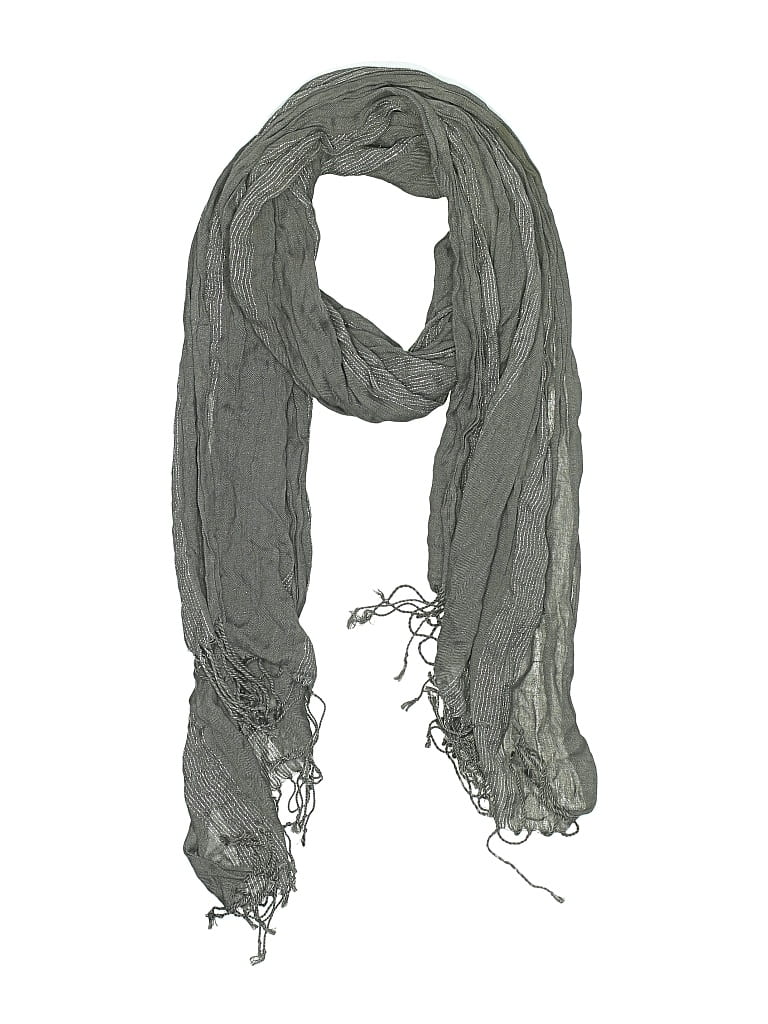 Pre-owned Unbranded Scarf In Gray