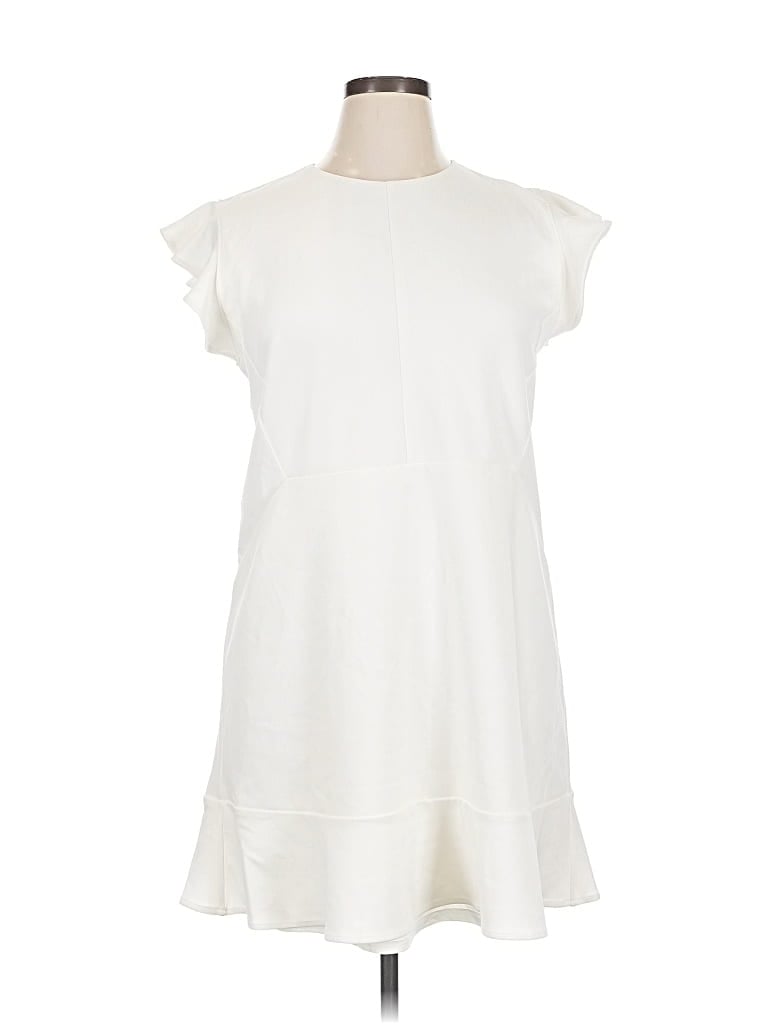 Pre-owned Express Casual Dress In White