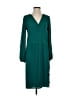 BCBGMAXAZRIA Solid Teal Casual Dress Size XS - photo 1