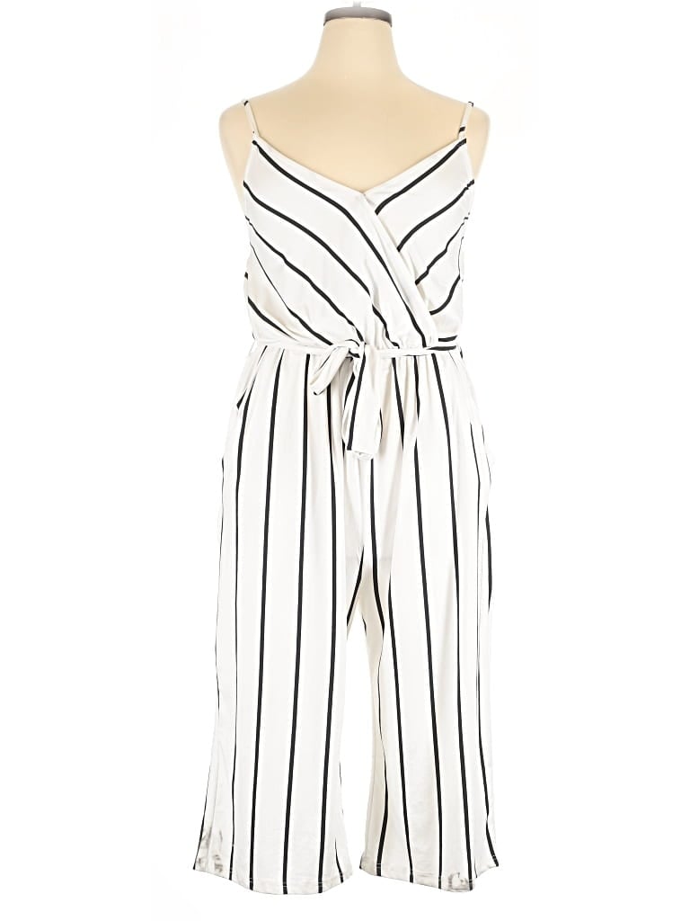 Pre-owned J For Justify Jumpsuit In White