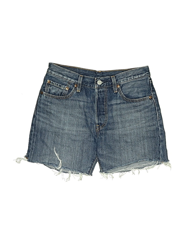 Click to view more detailed imagery on our partner's website Pre-owned Levi's Denim Shorts In Blue