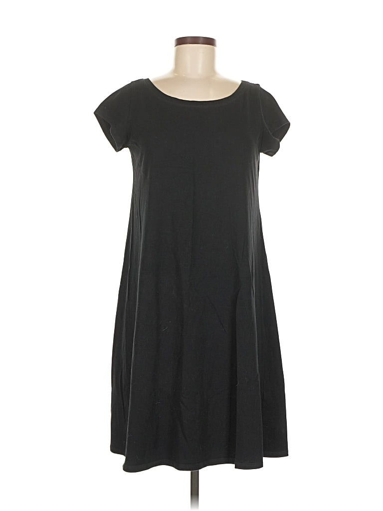 Pre-owned Eileen Fisher Casual Dress In Black