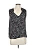 Roan + Ryan 100% Rayon Black Sleeveless Blouse Size L - photo 1