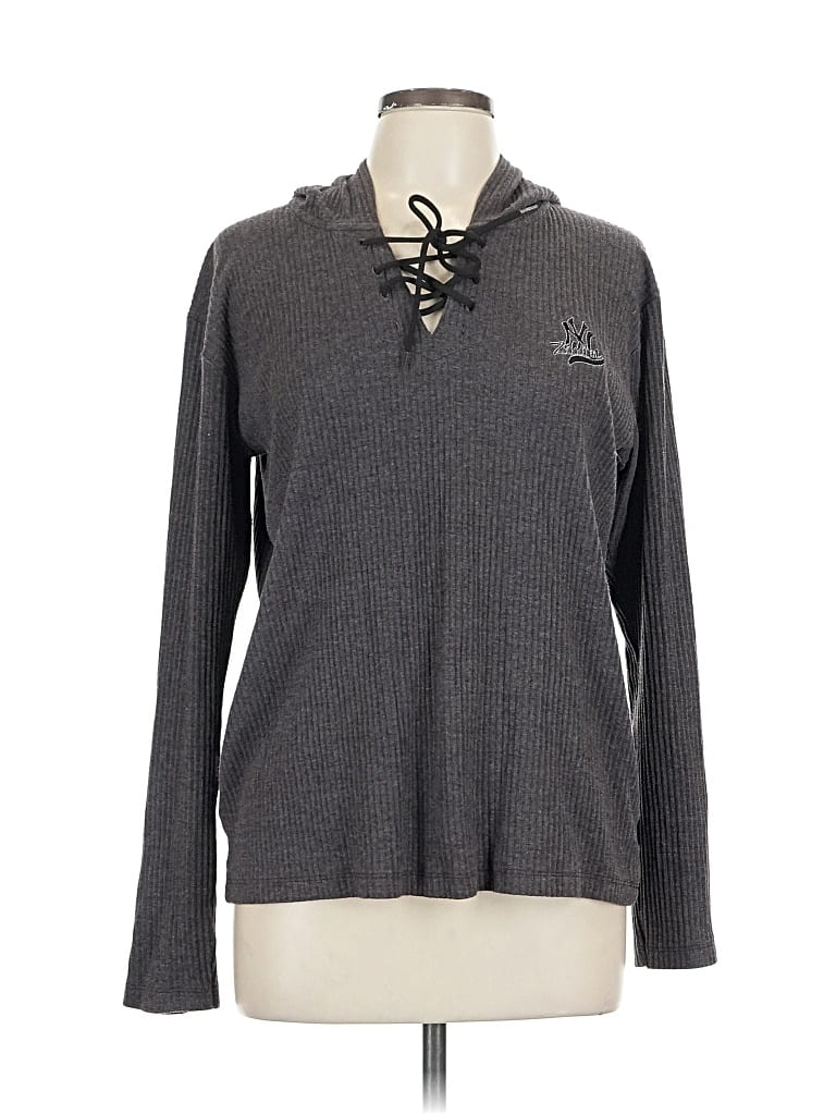 Pre-owned Assorted Brands Pullover Sweater In Gray