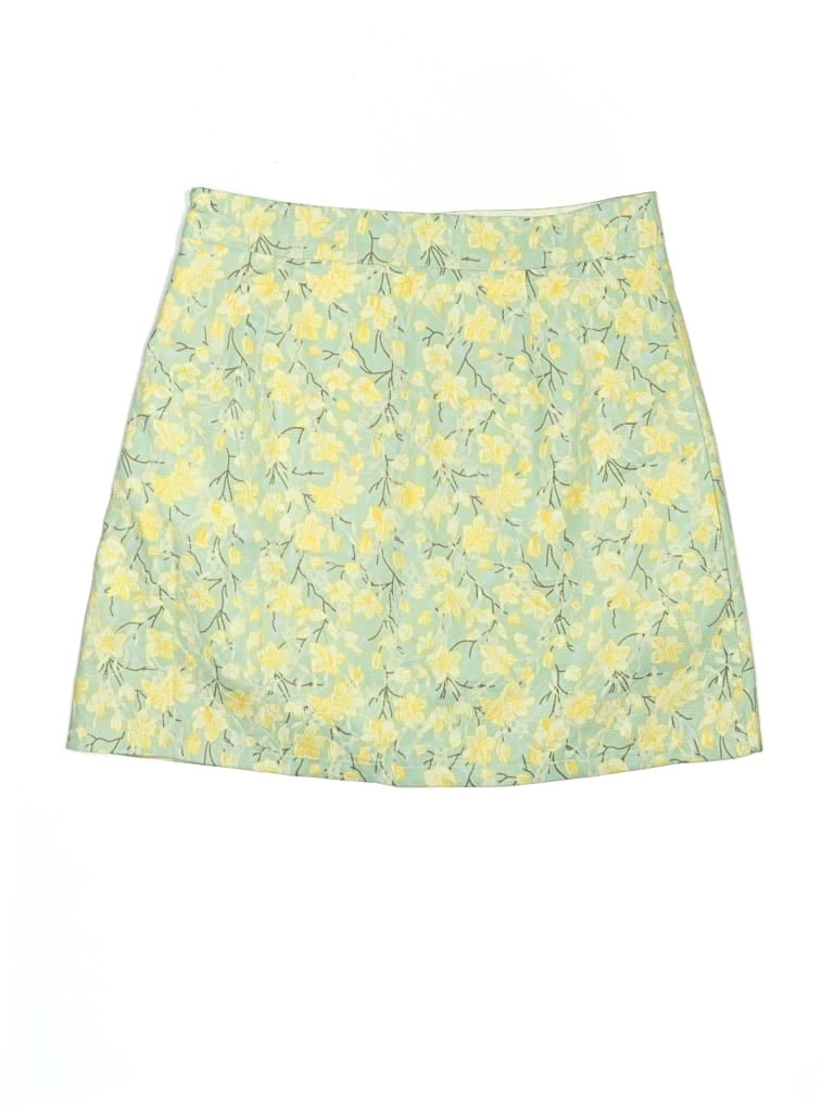 Pre-owned Unbranded Casual Skirt In Yellow