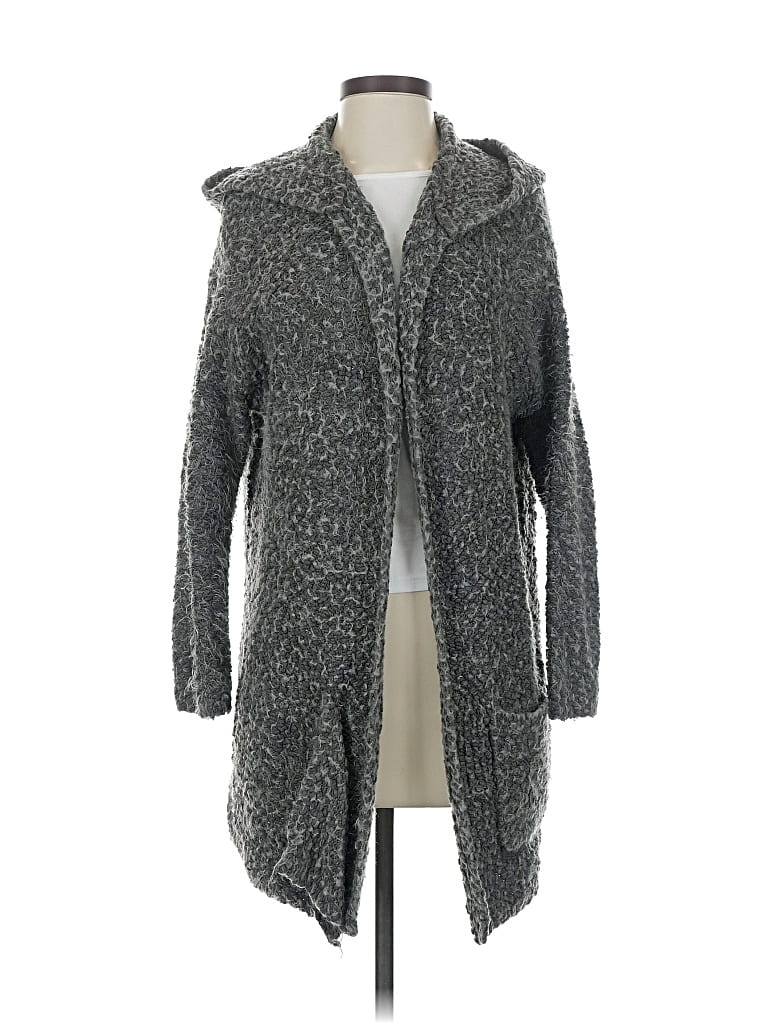 Pre-owned Lovestitch Cardigan Sweater In Gray