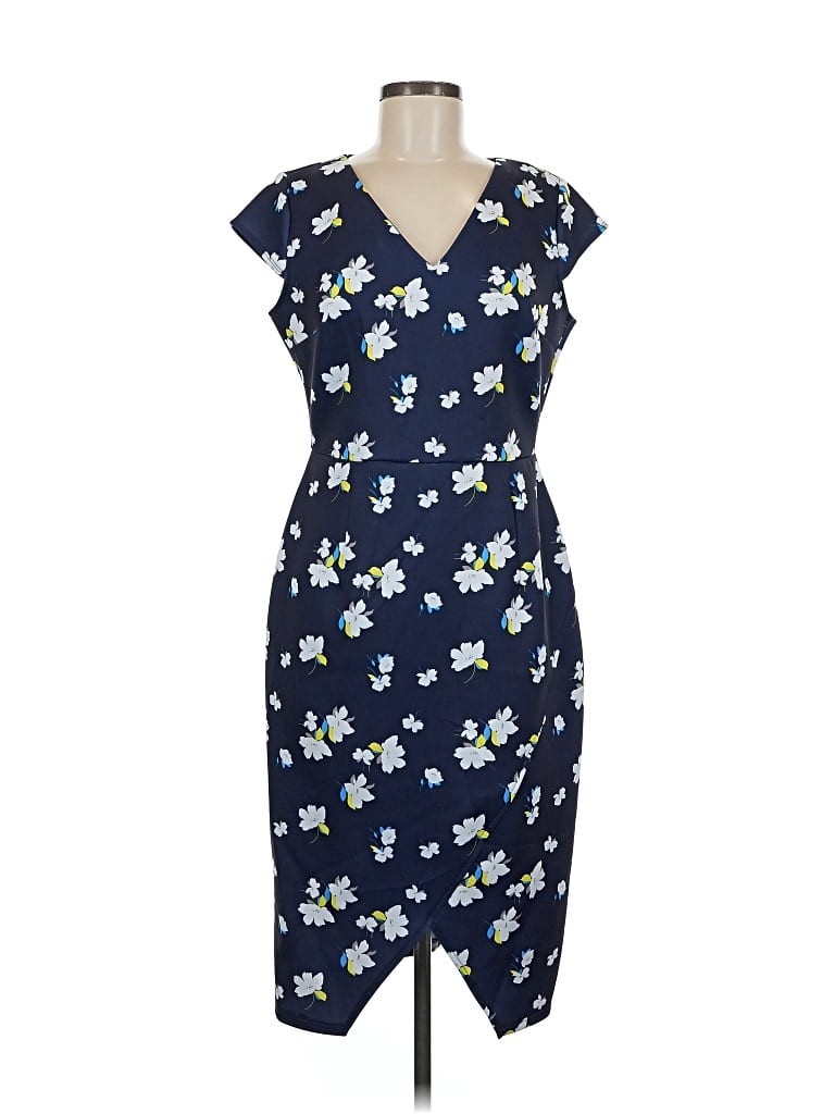 Pre-owned Simply Styled Casual Dress In Blue