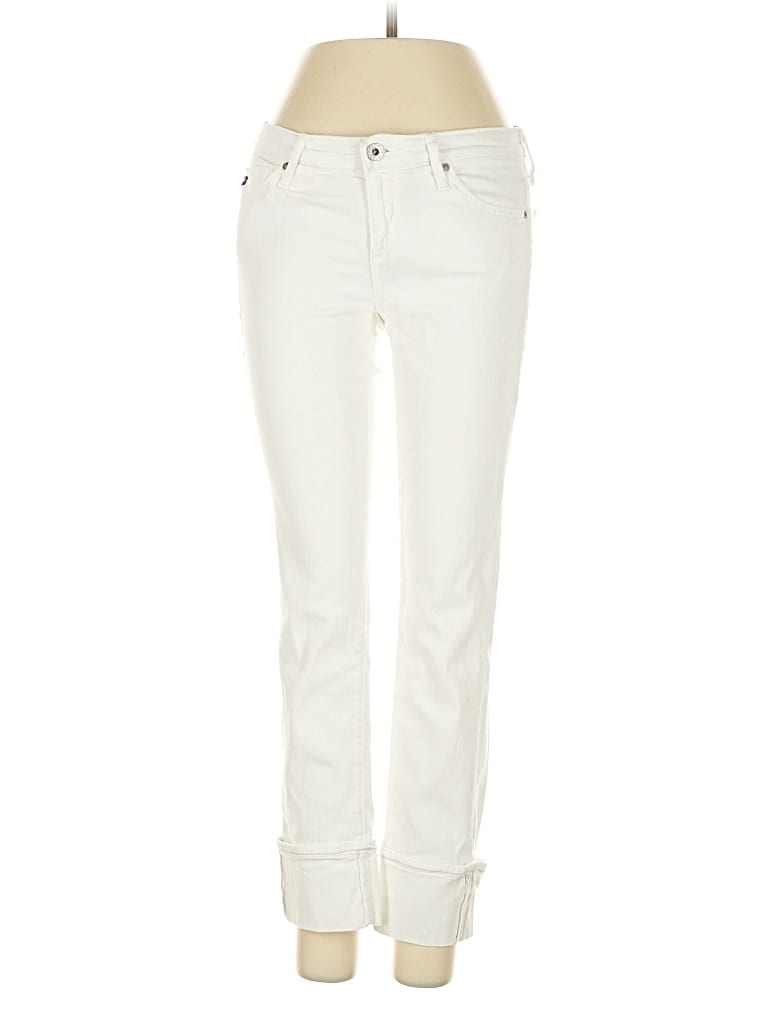 Pre-owned Adriano Goldschmied Jeans In White