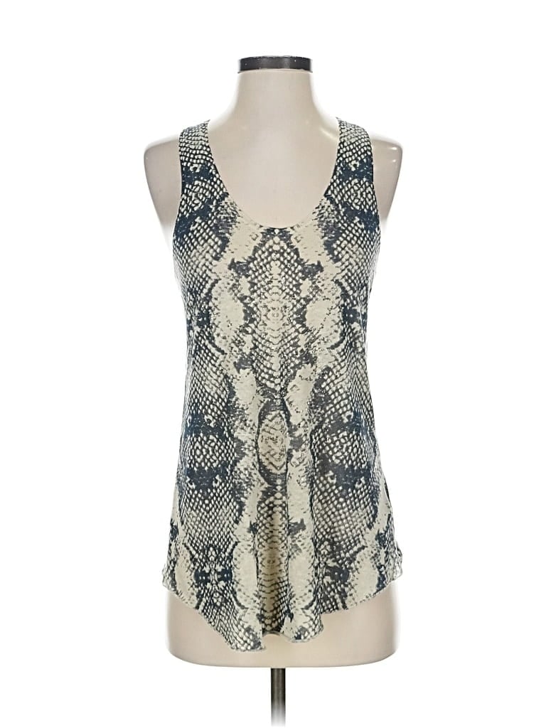 Pre-owned Zadig & Voltaire Tank Top Ivory Halter Neckline Tops In White