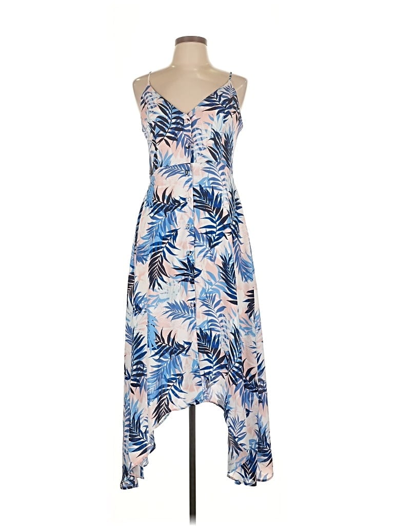 Pre-owned Slate & Willow Casual Dress In Blue