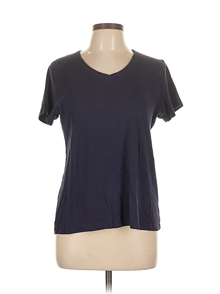 Pre-owned Croft & Barrow Short Sleeve T-shirt In Gray