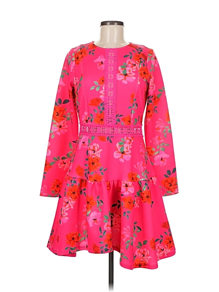 Click to view more detailed imagery on our partner's website Pre-owned Alexia Admor Casual Dress In Pink