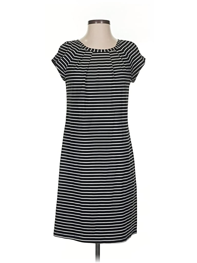 Pre-owned Lesley Evers Casual Dress In Black