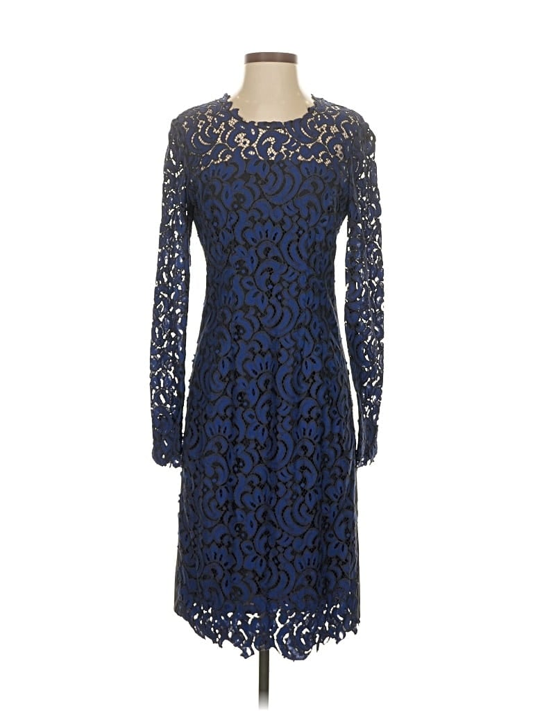 Click to view more detailed imagery on our partner's website Pre-owned Elie Tahari Cocktail Dress In Blue