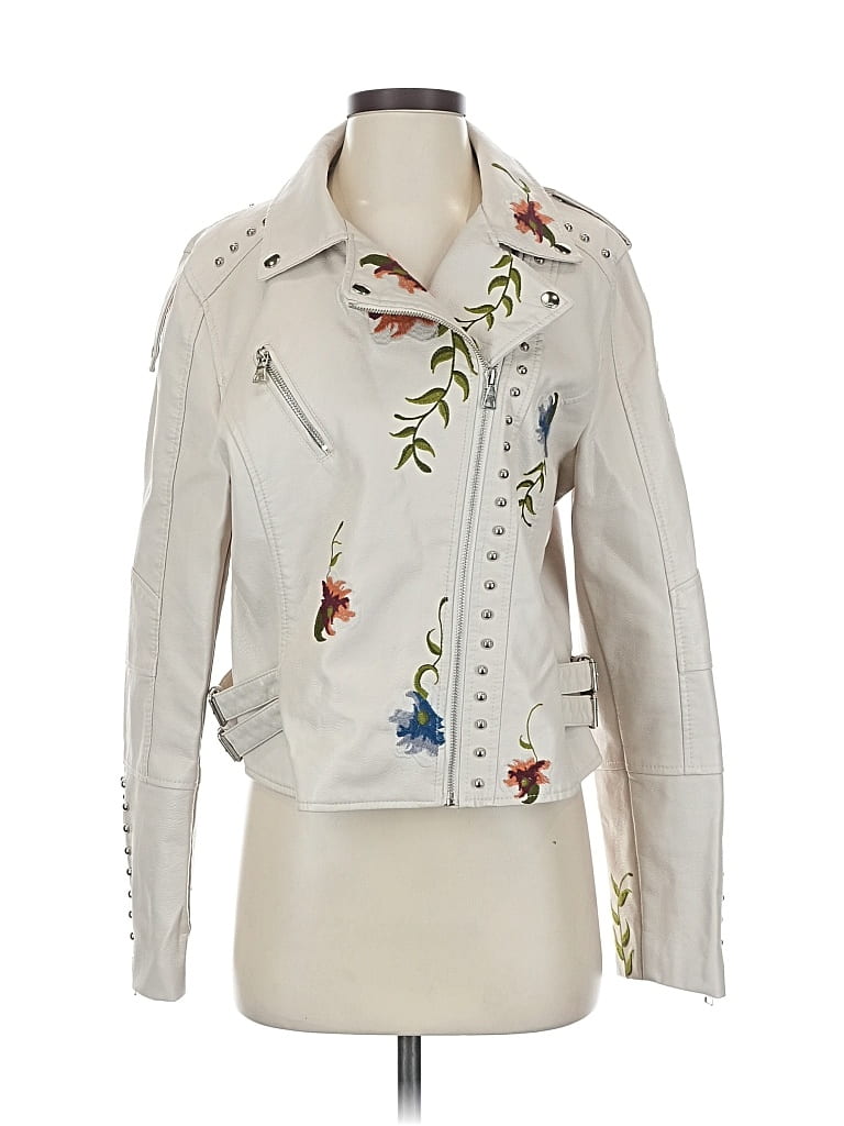 Pre-owned Aftf Basic Jacket In White