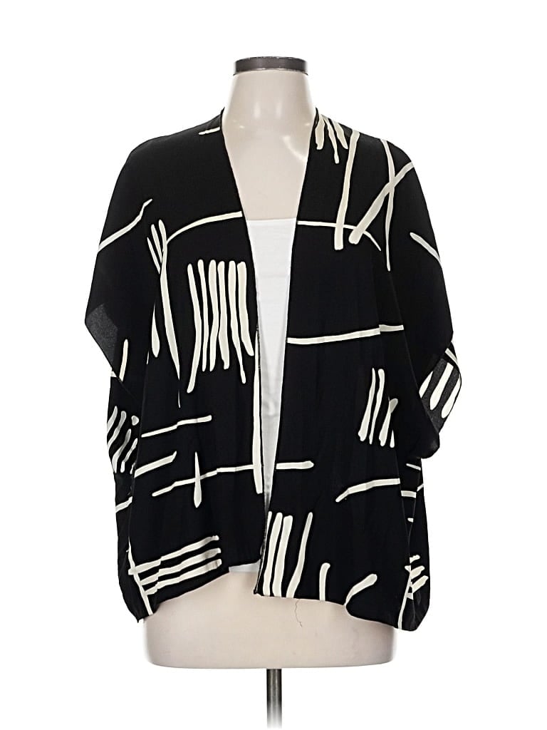 Pre-owned Assorted Brands Kimono In Black