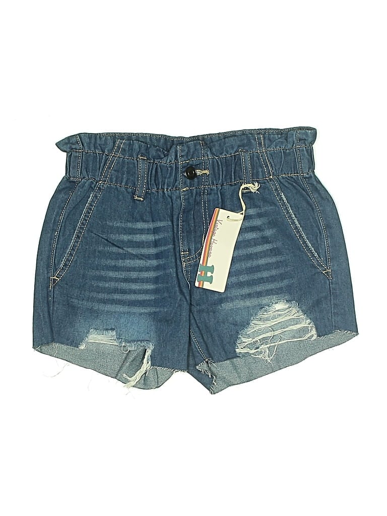 Click to view more detailed imagery on our partner's website Pre-owned Vintage Havana Kids' Denim Shorts In Blue