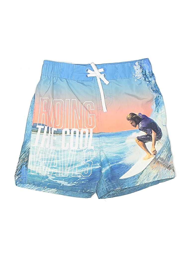 Pre-owned Assorted Brands Kids' Board Shorts In Blue