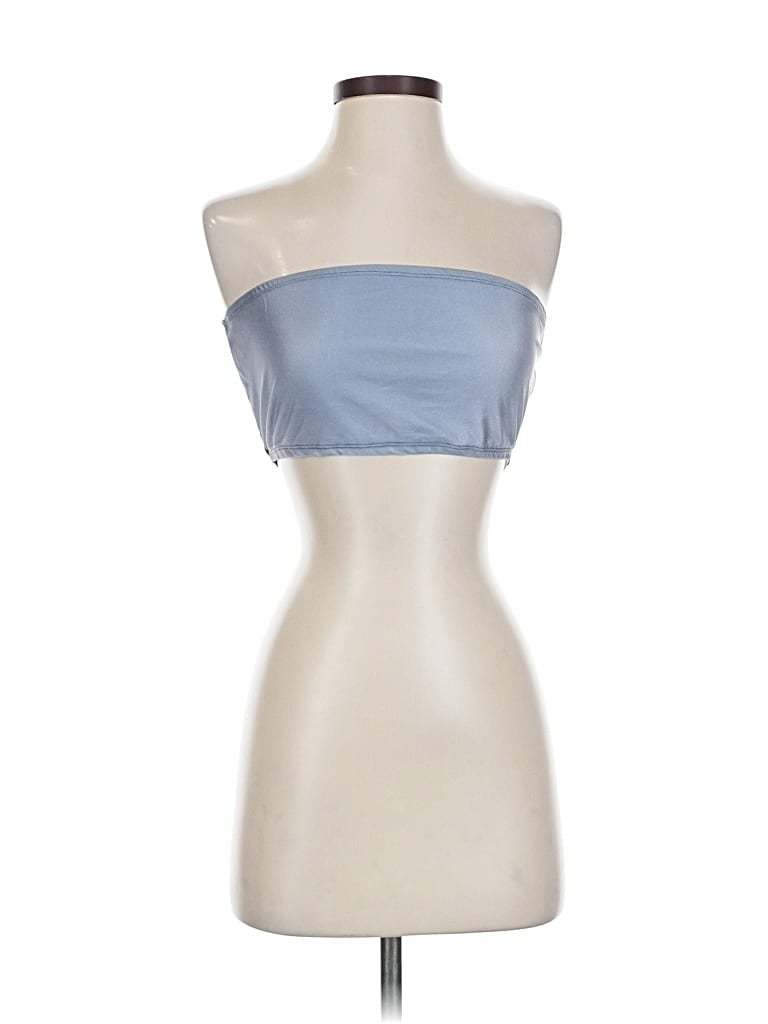 Pre-owned Assorted Brands Sleeveless Blouse In Blue