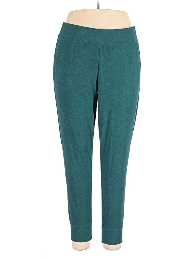 Pre-owned Gaiam Casual Pants In Blue