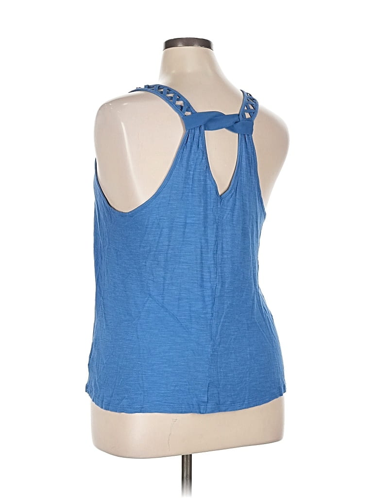 CANDIES Pre-owned Candie's Tank Top Blue Halter Neckline Tops
