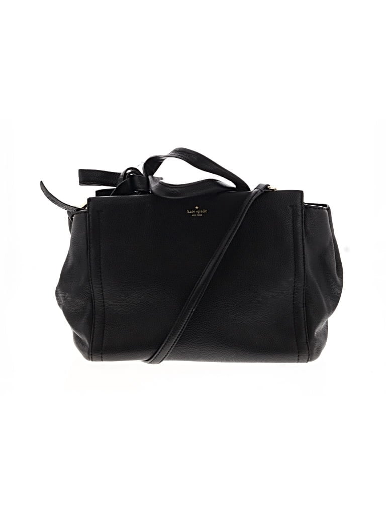 KATE SPADE Pre-owned New York Leather Satchel In Black